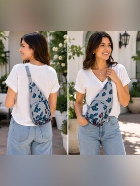 Vera Bradley Small Sling Bag Floral – New with Tags, Adjustable Strap